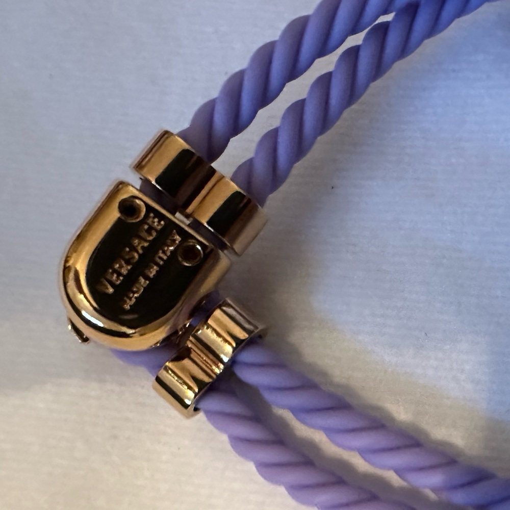 Versace Medusa braided bracelet NEW (AUTHENTIC) - Picture 6 of 16